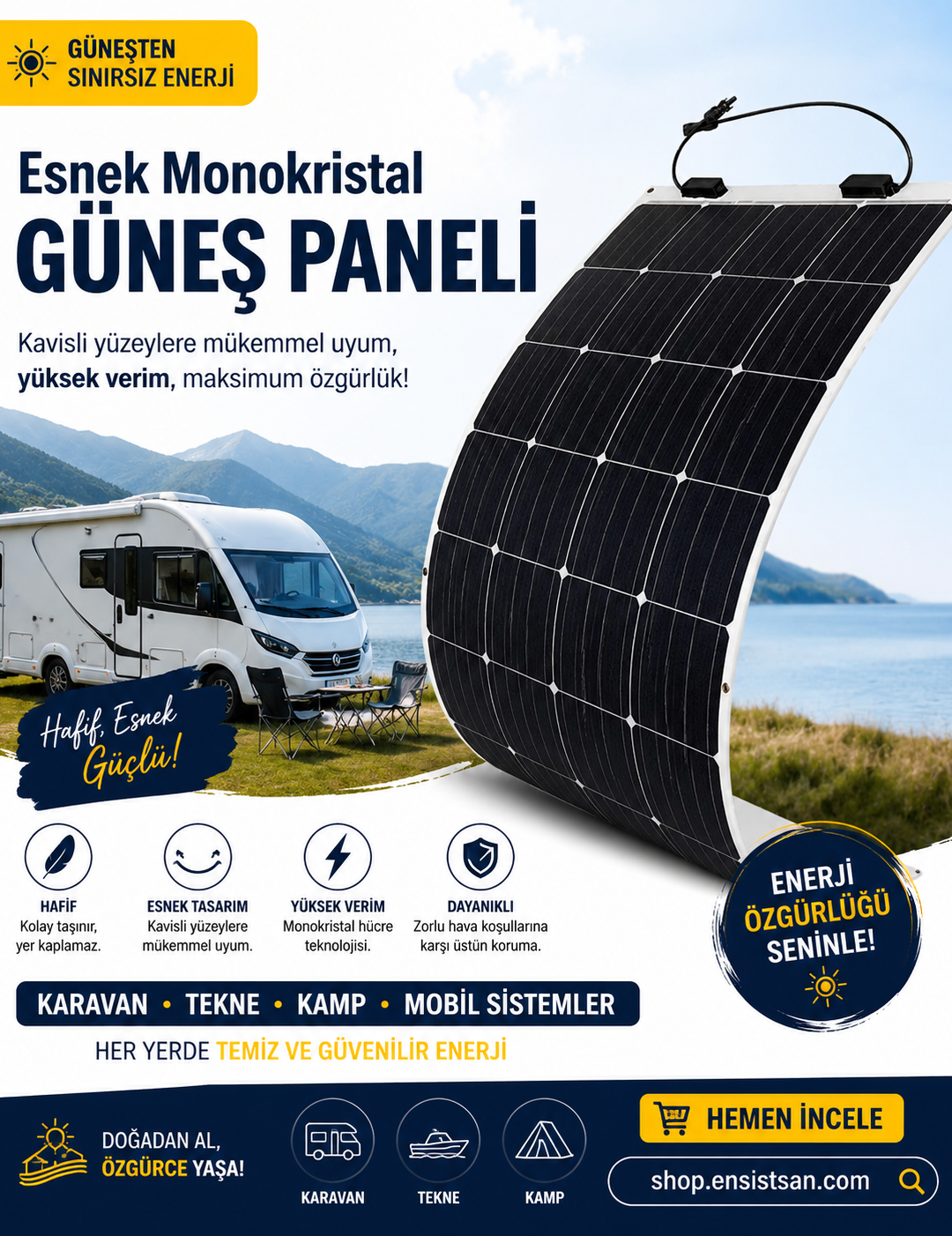 SW170M10HE Esnek Panel