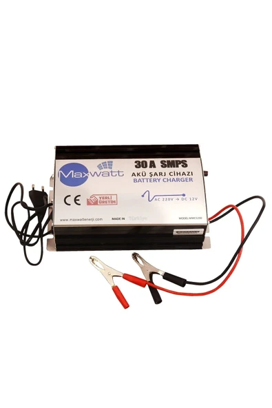 Maxwatt MWC1230 Akü Şarj Cihazı 30A Amper 12V Volt DC